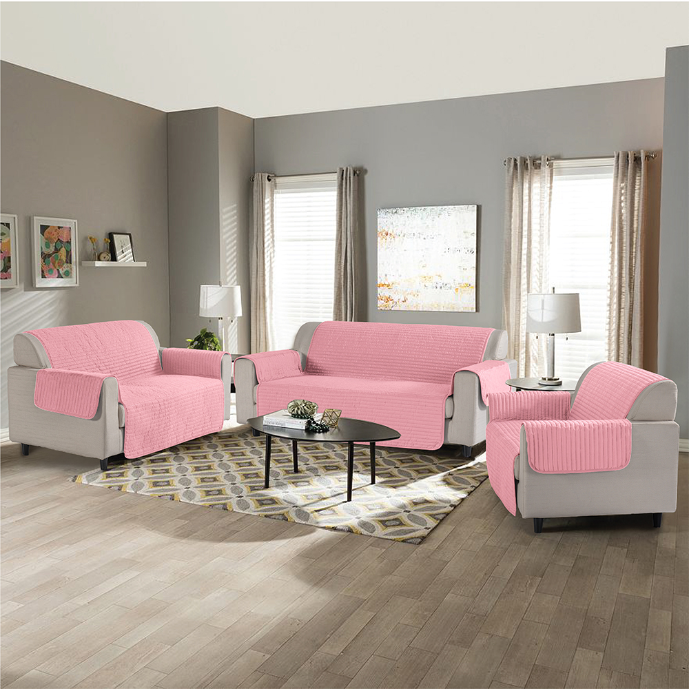 99.99％ポリエステルソリッドダブルサイド使用ソファカバー3ピースセット